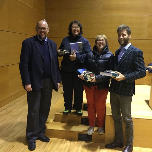 Da sinistra: Alessandro Celi, Denise Marcoz, Vilma Cianci e Marco Ansaldo