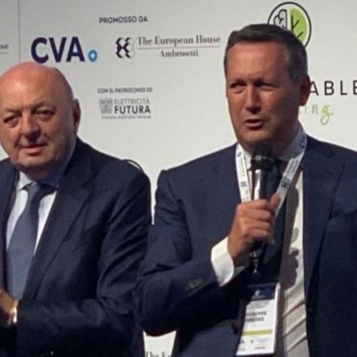 A sn Giuseppe Argirò con il ministro Pichetto FRatin