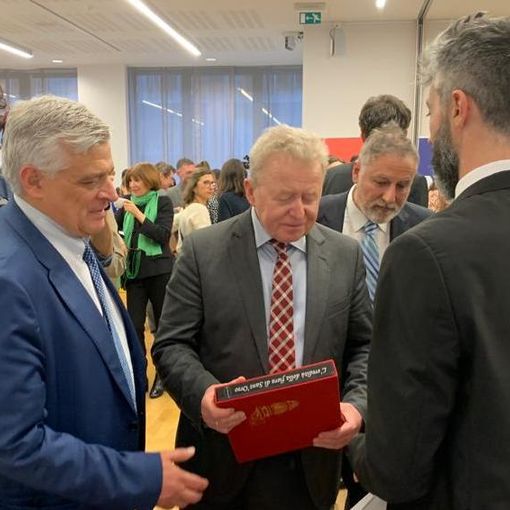 Luciano Caveri e JanuszWojciechow