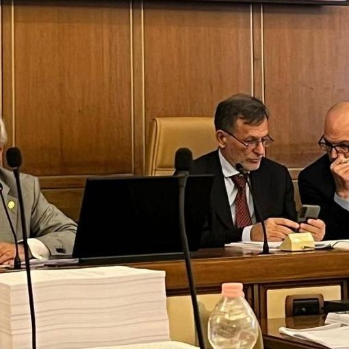 Caveri in una fase dell'audizione