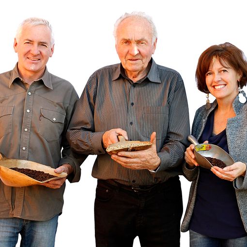 Diego, Eugenio e Paola Lucianaz (immagine dal sito web www.tascapan.com)