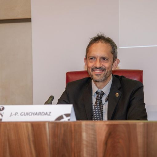 Jean-Pierre Guichardaz, assessore regionale ai Beni e Attività culturali, Sistema educativo e Politiche per le relazioni intergenerazionali