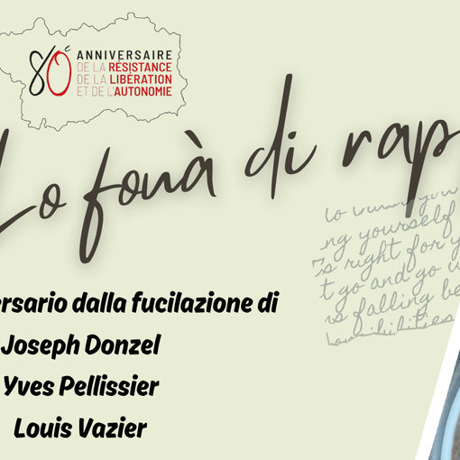 Charvensod si commemora l’80° anniversario della fucilazione di Joseph Donzel, Yves Pellissier e Louis Vazier