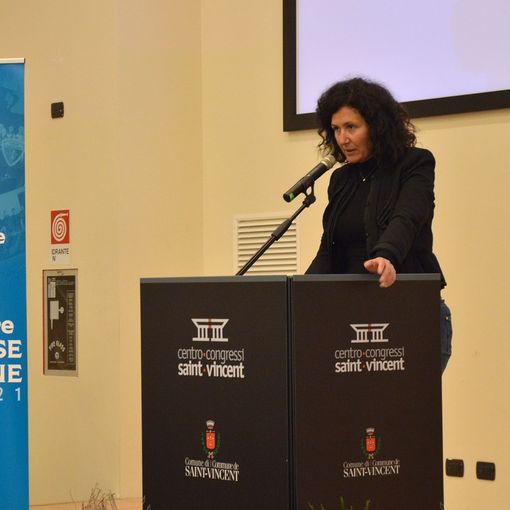 Cristina Machet, presidente dell'Uv impegnata a mantenre unito il movimenti evitandi nuove spaccature e valorizzare il ruolo degli autonomisti