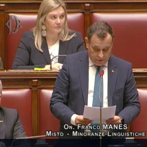 Il Deputato della Valle d'Aosta Franco Manes