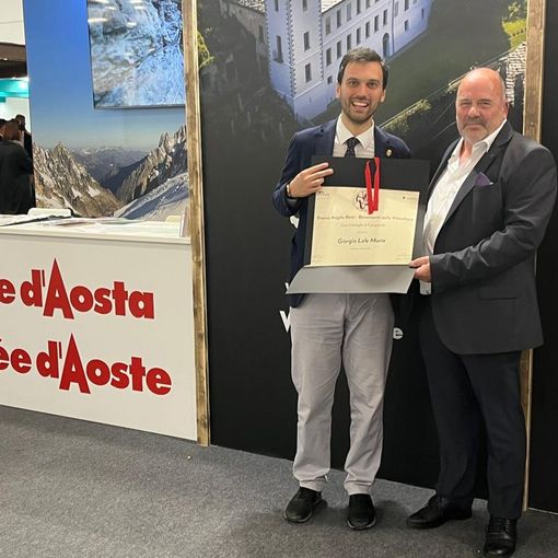 Consegna del Premio Angelo Betti a Giorgio Lale Murix che si è svolta oggi