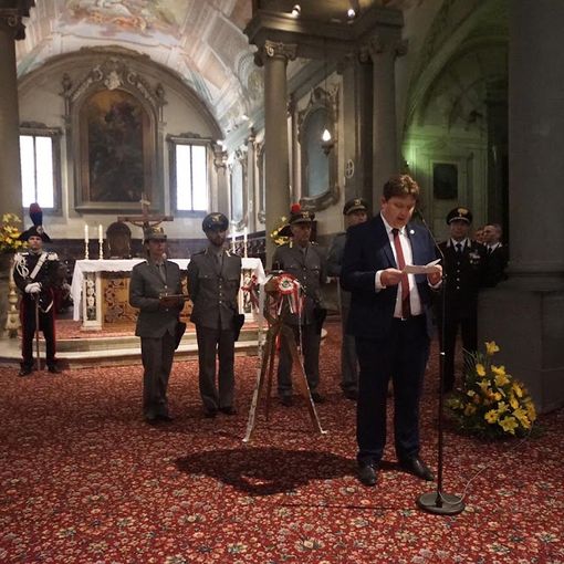 La lampada votiva a San Giovanni Gualberto di Vallombrosa arde con l’olio donato dalla Valle d’Aosta