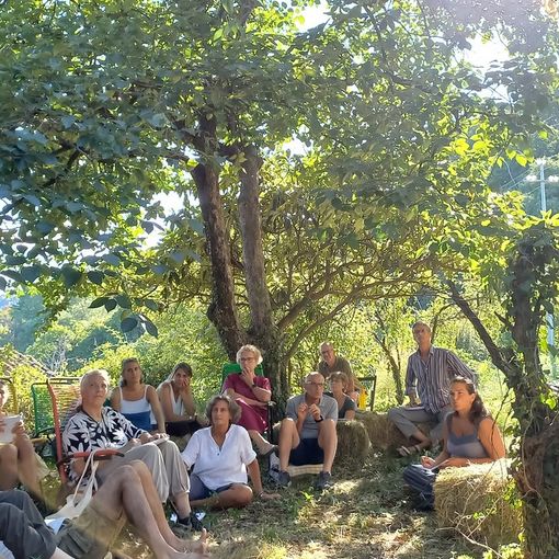 Il contadino Kutluhan in divulgazione (foto di Mauro Carlesso)