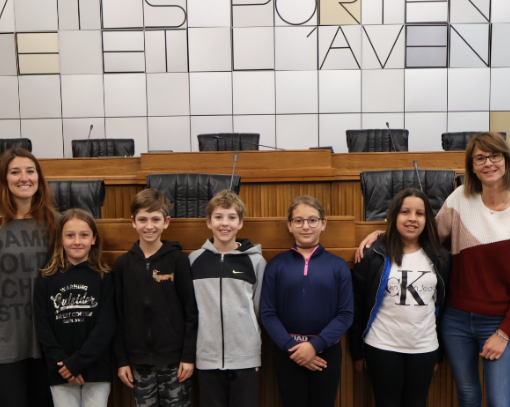 &quot;Portes ouvertes&quot;, visita della 5a classe della scuola primaria di Villeneuve al Consiglio Valle