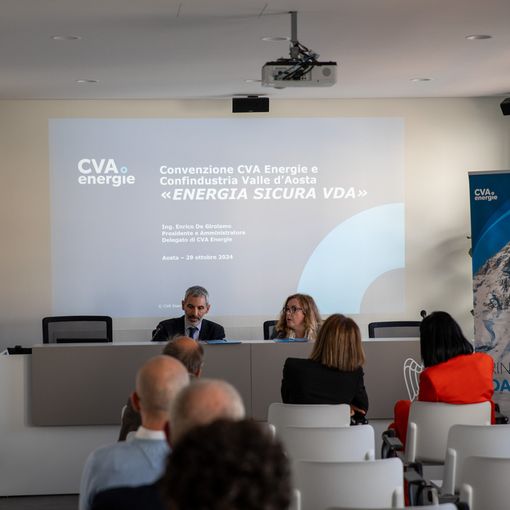 CVA Energie e Confindustria Valle d’Aosta siglano accordo per sostenere sostenibilità e efficienza energetica delle imprese