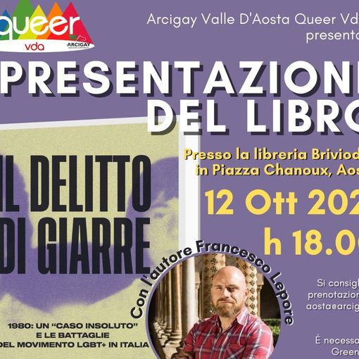 Francesco Lepore racconta ad Aosta 'Il delitto di Giarre'