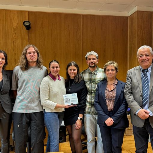 Da sn: Katia Berruquier, Michel Comé, Margot Jorrioz, Marlène Jorrioz, Carmen Botti e Severino Zampaglione