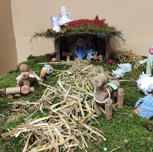 All'Istituto Don Bosco di Chatillon il presepe del riciclo