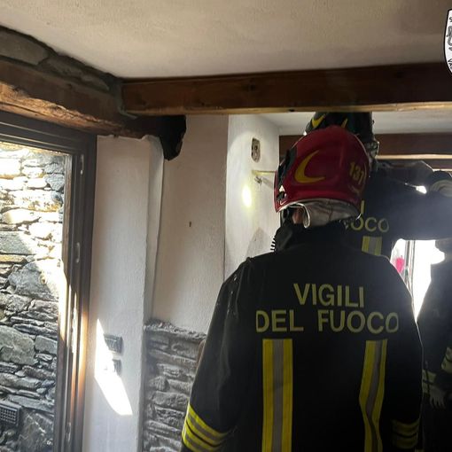 Incendio canna fumaria nel Comune di Antey-Saint-André