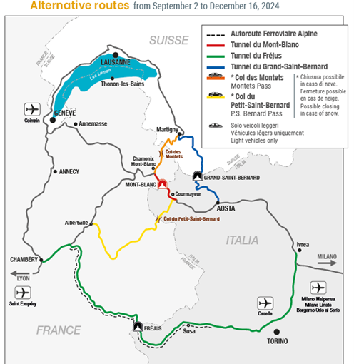 Tunnel du Mont Blanc, travaux de rénovation de la voûte