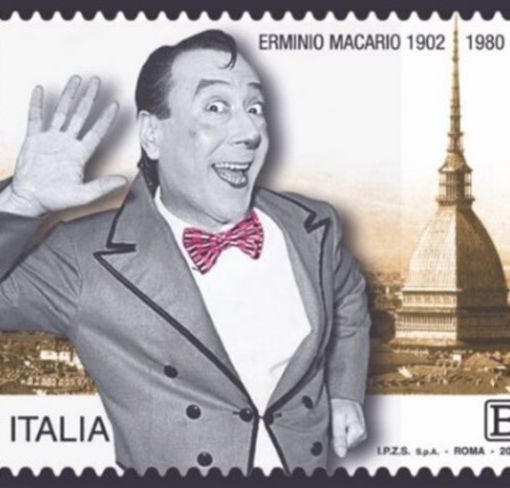 LA FIGURA DI ERMINIO MACARIO PER SEMPRE IMPRESSA IN UN FRANCOBOLLO