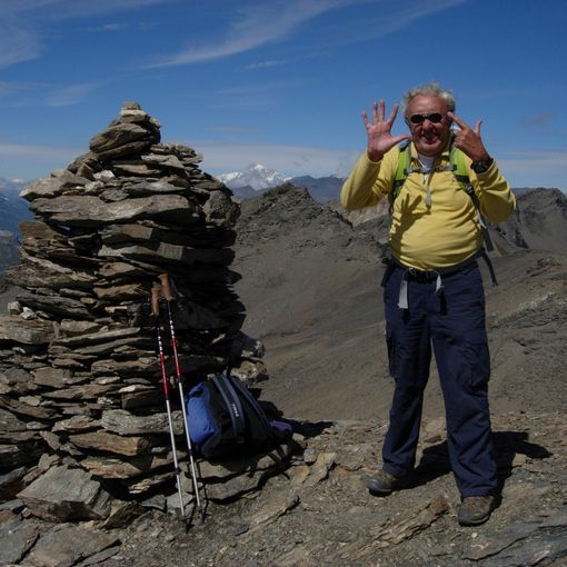 Sulla settima cima concatenata al Col de l’Iseran (Ph. Mauro Carlesso)
