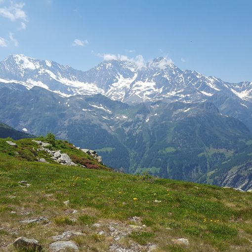Trittico del Sempione: Weissmies, Lagginhorn e Fletschhorn (ph. Mauro Carlesso)