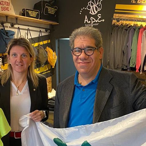 Morena Danna e  Don Alessandro Cavallo
