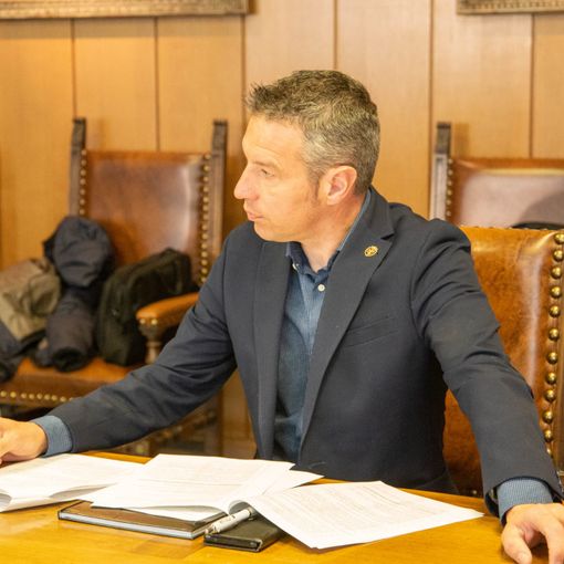 Davide Sapinet, assessore regionale lavori pubblici