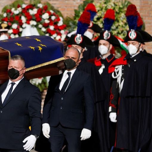 I FUNERALI DI SASSOLI: Zuppi; David, un uomo di parte, quella della persona