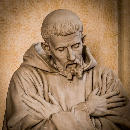 In esposizione alla cattedrale di Aosta la scultura di San Francesco