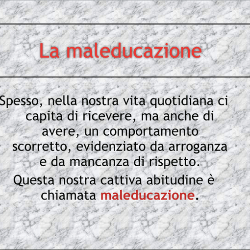Quando le Istituzione sono maleducate con le Istituzioni