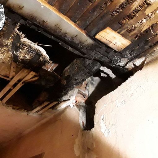 Incendio a Saint-Rhemy-en-Bosses