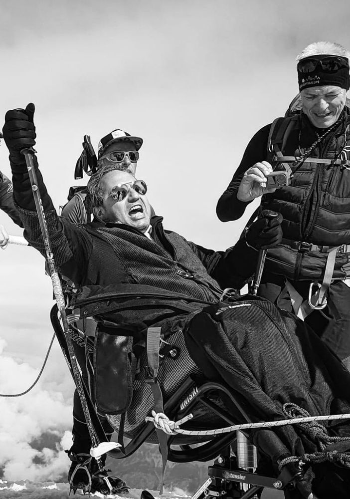 Gli 'Alpinisti InSuperAbili…adrenalina inclusiva' raggiungono per la terza volta il Breithorn