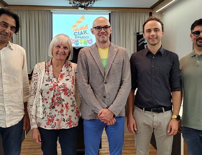 Da sinistra Rocco Andreacchio, Liliana Bertolo, Ronny Borbey, Jordy Bollon e Alessandro Stevanon