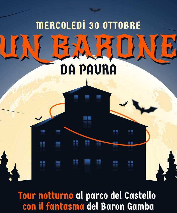 Un Barone da paura al Castello Gamba: Con l'École Hôtelière un tour notturno per Halloween