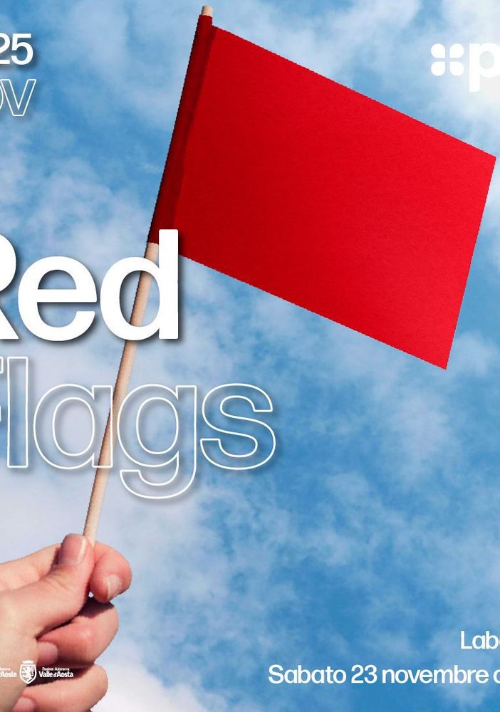 Plus Aosta presenta &quot;Red Flags&quot;: un'installazione artistica per ricordare le vittime di violenza di genere