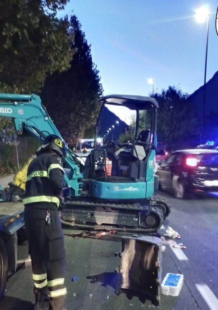 Incidente stradale sulla circonvalazione di Verrès