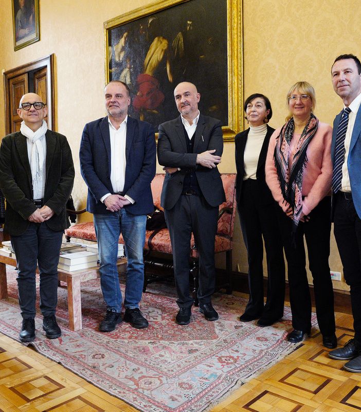 Da sx M. Tarenghi, F. Pennarola, S. Geuna, N.Perullo, D. Converso, L. Valle, S. Corgnati