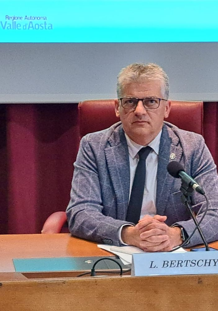 Il vice presidente della Giunta Luigi Bertschy