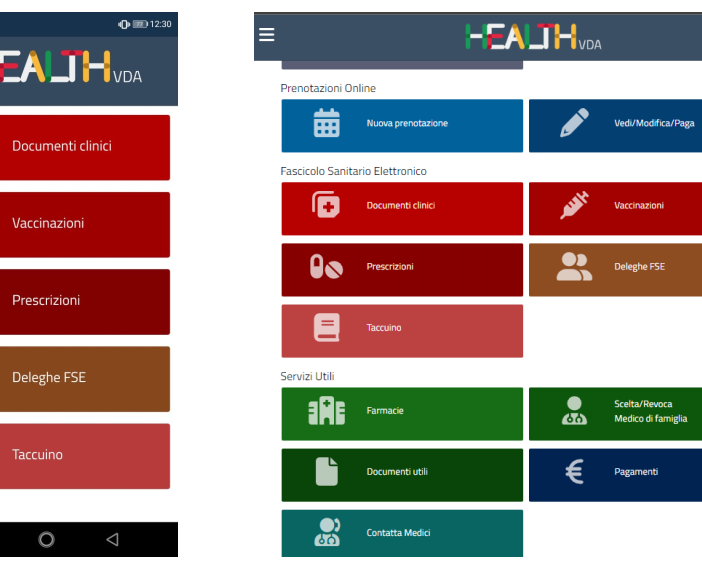 FASCICOLO SANITARIO ELETTRONICO  DAL 30 MAGGIO L’INTERFACCIA  SI ALLINEA A QUELLA DELL’APP HEALTH VDA