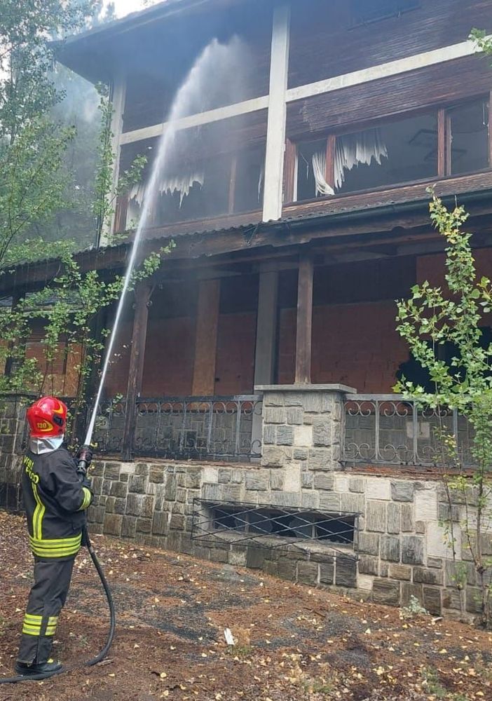 Incendio all'ex Lanterna di Saint Pierre