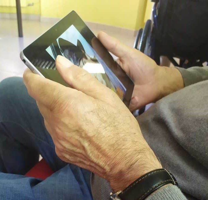Un ospite del Jb Festaz in videochiamata