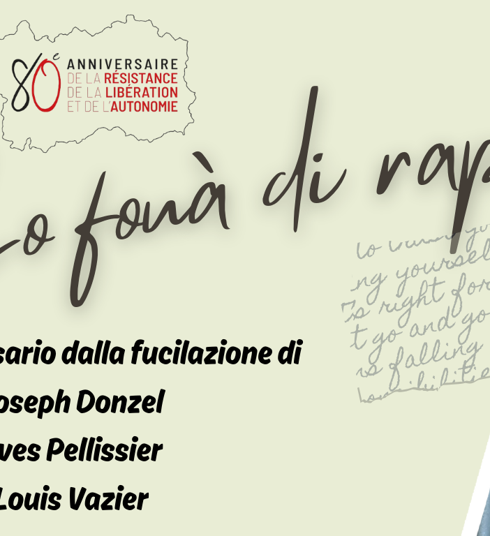 Charvensod si commemora l’80° anniversario della fucilazione di Joseph Donzel, Yves Pellissier e Louis Vazier
