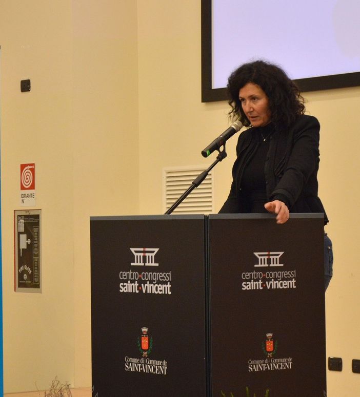 Cristina Machet, presidente dell'Uv impegnata a mantenre unito il movimenti evitandi nuove spaccature e valorizzare il ruolo degli autonomisti