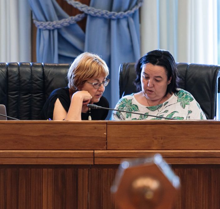 Chiara MInelli (sn) e Erika Guichardaz