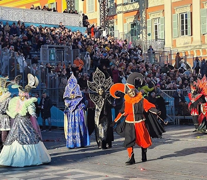 I costumi di Aymavilles al carnevale di Nizza