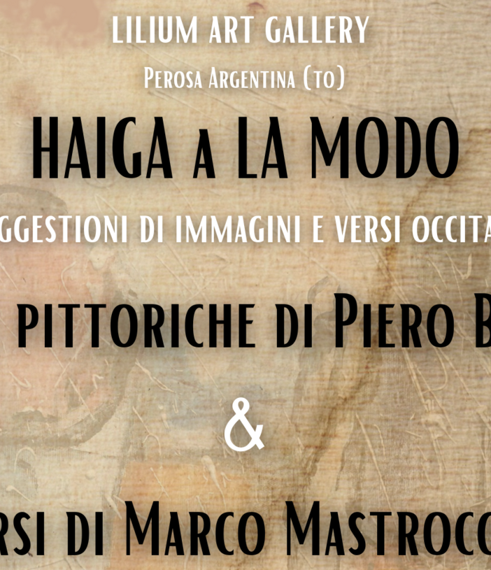 HAIGA A LA MODO, poesia occitana e pittura per valorizzare il territorio