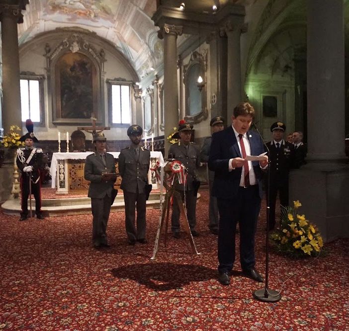 La lampada votiva a San Giovanni Gualberto di Vallombrosa arde con l’olio donato dalla Valle d’Aosta