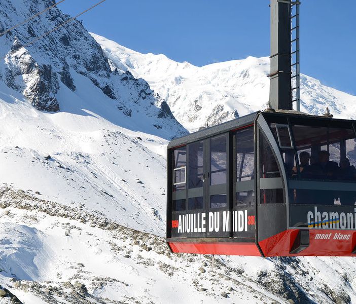 Di nuovo ferma la funivia francese per il Monte Bianco