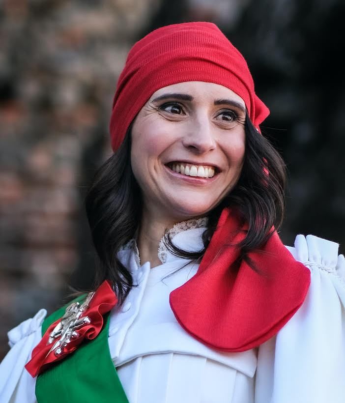 Carnevale storico Ivrea: Incoronata la Mugnaia