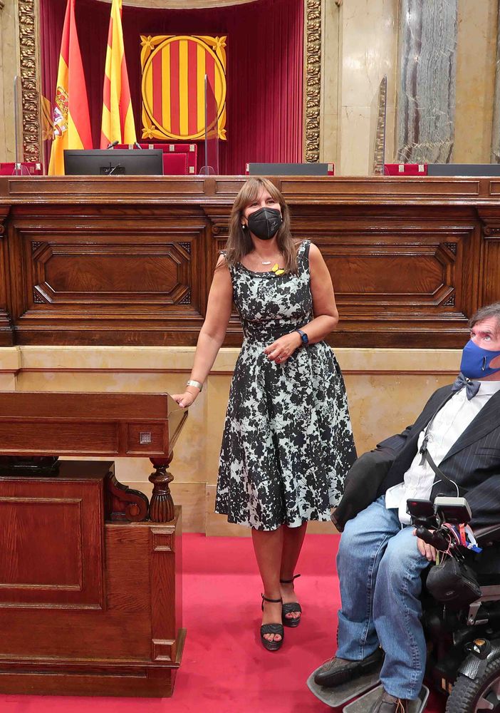 Laura Borràs e Alberto Bertin