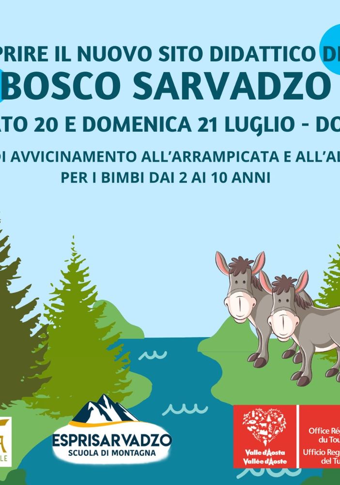A Doues &quot;Il Bosco Sarvadzo&quot;, un nuovo spazio di apprendimento