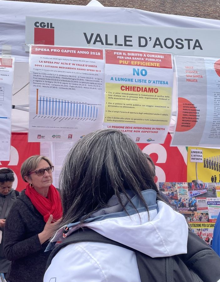 CGIL E UIL VALLE D’AOSTA A ROMA PER LA SICUREZZA NEI LUOGHI DI LAVORO, SANITÀ E SALARI “ADESSO BASTA!”
