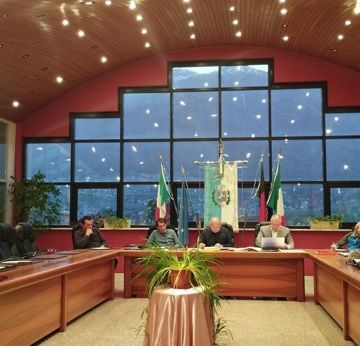 Una fase dei lavori del Consiglio comunale